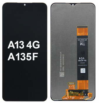 Дисплей (Экран) Samsung A135 (SM-A135F, SM-A135F/DS) Galaxy A13 с тачскрином (сенсором) черный Оригинал