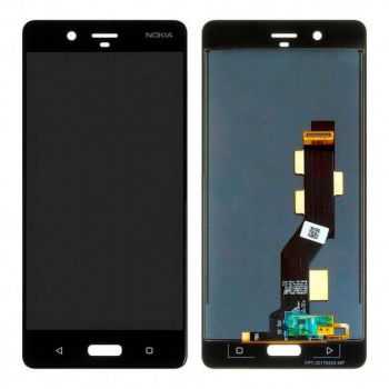 Дисплей (Экран)ный модуль Nokia 8 Dual Sim TA-1004, TA-1012 с тачскрином (сенсором) черный