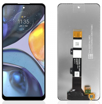 Дисплей (Экран) Motorola XT2231, XT2231-2 Moto G22 с тачскрином (сенсором) черный