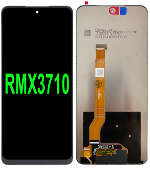 Дисплей (Экран) Realme C55 RMX3710 с тачскрином (сенсором) черный Оригинал