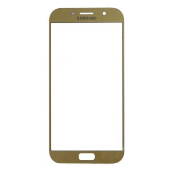 Cтекло дисплея Samsung A720F Galaxy A7 (2017) золотое Оригинал