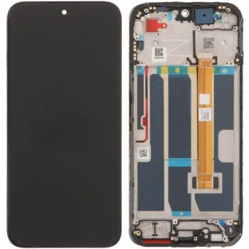 Дисплей (Экран) Oppo A6 CPH2817, CPH2831 с тачскрином (сенсором) черный с рамкой Оригинал