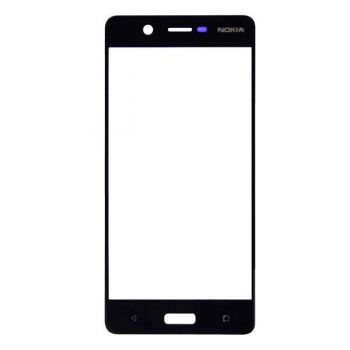 Cтекло дисплея Nokia 5 Dual SIM TA-1053, TA-1024, TA-1044, TA-1027 черное Оригинал
