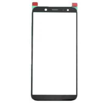Cтекло дисплея Samsung A600 Galaxy A6 (2018), черное Оригинал