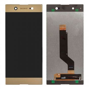 Дисплей (Экран) (LCD) Sony G3212 Xperia XA1 Ultra Dual, G3221, G3223, G3226 с сенсором золотистый Оригинал