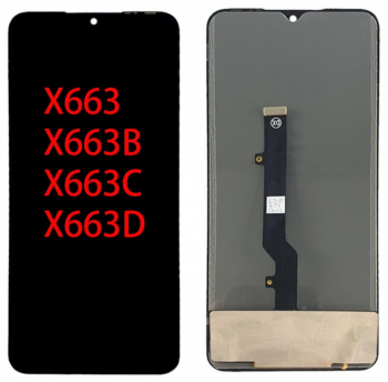 Дисплей (Экран) Infinix Note 11 X663B. Infinix Note 12 X663C, X663D. Infinix Note 12 2023 X676C с тачскрином (сенсором) черный TFT