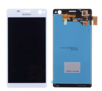 Дисплей (Экран) (LCD) Sony E5333 Xperia C4 Dual, E5343, E5363 с сенсором белый Оригинал