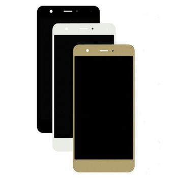 Дисплей (Экран) Huawei Nova CAN-L11, CAN-L12, CAN-L01, CAZ-AL10, CAZ-TL10 с тачскрином (сенсором) золотой с рамкой