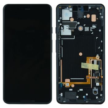 Дисплей (Экран) Google Pixel 3 XL G013C, G013D с тачскрином (сенсором) черный с рамкой Оригинал