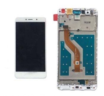 Дисплей (Экран) (LCD) Huawei Y7 2017 (TRT-L21), Y7 Prime, Nova Lite Plus с сенсором белый + рамка