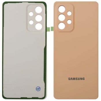 Задняя крышка Samsung A536 (SM-A536B, SM-A536B/DS) Galaxy A53 5G оранжевая