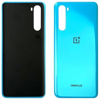 Задняя крышка OnePlus Nord AC2001, AC2003 голубая Оригинал