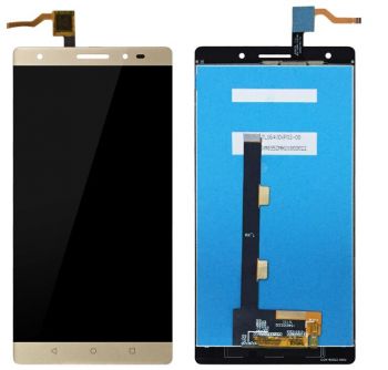 Дисплей (Экран) Lenovo PB2-670M, PB2-670N Phab2 Plus с тачскрином (сенсором) золотой Оригинал