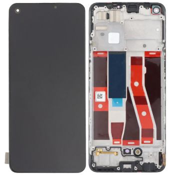 Дисплей (Экран) Oppo Reno 5 Lite CPH2205, Oppo A94 CPH2203 с тачскрином (сенсором) черный с рамкой Оригинал