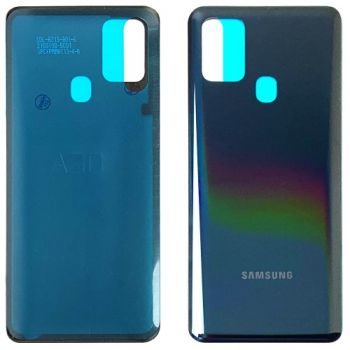 Задняя крышка Samsung A217 (SM-A217F, SM-A217F/DS) Galaxy A21s черная Оригинал