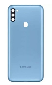 Задняя крышка Samsung A115 (SM-A115F, SM-A115F/DS) Galaxy A11 синяя Оригинал