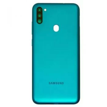 Задняя крышка Samsung M115 (SM-M115F, SM-M115F/DSN) Galaxy M11 синяя Оригинал