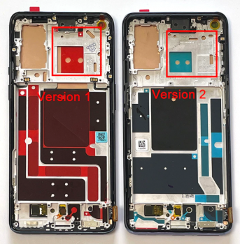 Дисплей (Экран) OnePlus 9 LE2113, LE2111, LE2110 с тачскрином (сенсором) черный с рамкой Оригинал