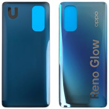 Задняя крышка Oppo Reno 4 Pro 5G CPH2089, PDNM00, PDNT00 голубая Оригинал