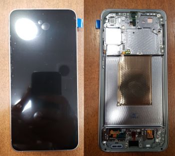 Дисплей (Экран) Samsung S731 (SM-S731B, SM-S731B/DS) Galaxy S25 FE с тачскрином (сенсором) черный с рамкой Оригинал