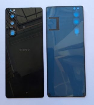 Задняя крышка Sony Xperia 5 III XQ-BQ52, XQ-BQ62 черная Оригинал