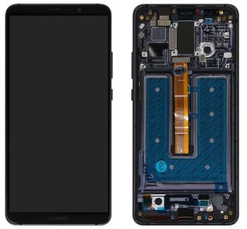Дисплей (Экран) Huawei Mate 10 Pro BLA-L09, BLA-L29, BLA-AL00 с тачскрином (сенсором) черный с рамкой Оригинал