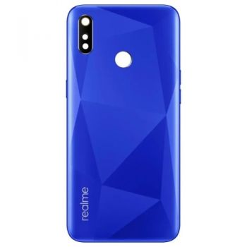Задняя крышка Realme 3i RMX1827 синяя Оригинал