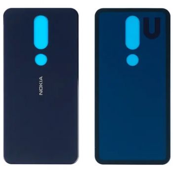 Задняя крышка Nokia 6.1 Plus Dual Sim (Nokia X6) TA-1083, TA-1099, TA-1103 синяя Оригинал