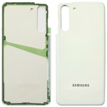 Задняя крышка Samsung G991 (SM-G991B, SM-G991B/DS) Galaxy S21 5G белая Оригинал