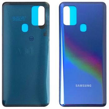Задняя крышка Samsung A217 (SM-A217F, SM-A217F/DS) Galaxy A21s синяя Оригинал