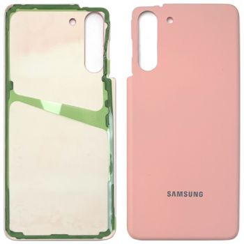 Задняя крышка Samsung G991 (SM-G991B, SM-G991B/DS) Galaxy S21 5G розовая Оригинал