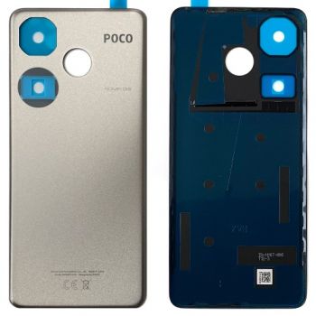 Задняя крышка Xiaomi Poco F6 24069PC21G титановая Оригинал