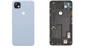 Задняя крышка Google Pixel 4A G025J голубая Оригинал