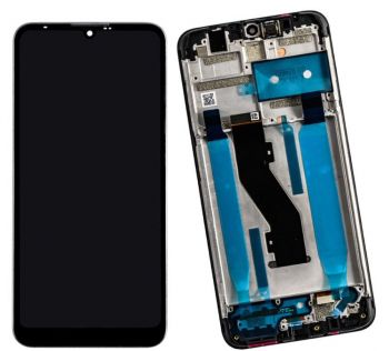 Дисплей (Экран) Nokia 3.2 TA-1156, TA-1159, TA-1164 с тачскрином (сенсором) черный с рамкой Оригинал