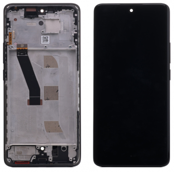 Дисплей (Экран) Xiaomi Redmi Note 15 4G 2510DRA23E, 2510DRA23G с тачскрином (сенсором) черный с рамкой Оригинал