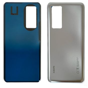 Задняя крышка Xiaomi 12T 22071212AG, 12T Pro 22081212UG серебристая