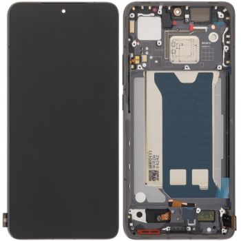 Дисплей (Экран) Xiaomi Poco F7 Pro 24117RK2CG с тачскрином (сенсором) черный с рамкой Оригинал