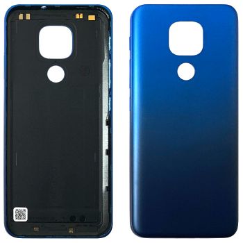 Задняя крышка Motorola XT2081, XT2081-1 E7 Plus синяя Оригинал