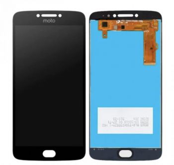 Дисплей (Экран) (LCD) Motorola XT1770 Moto E4 Plus, XT1771, XT1775 с сенсором чёрный + рамка Оригинал