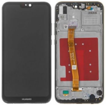 Дисплей (Экран) (LCD) Huawei P20 Lite Dual Sim (ANE-L21), Nova 3e с сенсором чёрный + рамка