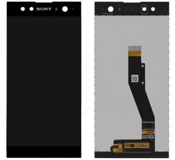 Дисплей (Экран) Sony H4213, H4233, H3213, H3223 Xperia XA2 Ultra Dual Sim с тачскрином (сенсором) черный Оригинал