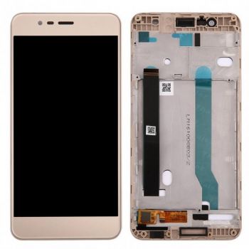 Дисплей (Экран) (LCD) Asus ZenFone 3 MAX (ZC520TL) 5.2 с сенсором золотой + рамка Оригинал