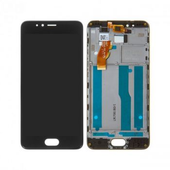 Дисплей (Экран) (LCD) Meizu M5s (M612), M5s mini с сенсором чёрный + рамка