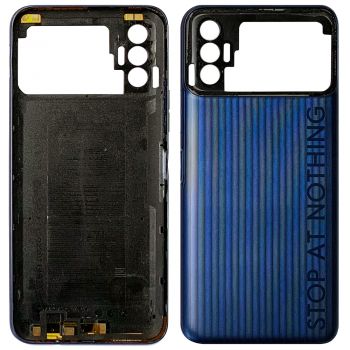 Задняя крышка Tecno Spark 8p KG7n синяя Оригинал