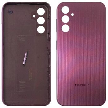 Задняя крышка Samsung A145 (SM-A145F, SM-A145F/DS) Galaxy A14 бордовая Оригинал