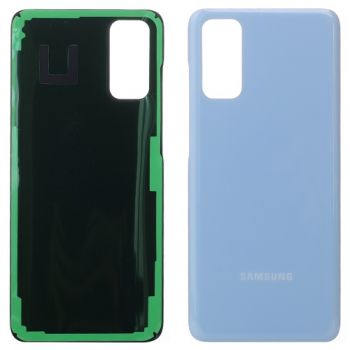 Задняя крышка Samsung G980, G981 (SM-G980F, SM-G980F/DS, SM-G981F, SM-G981F/DS) Galaxy S20 2020 голубая