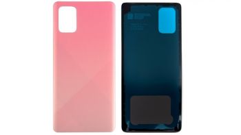 Задняя крышка Samsung A715 (SM-A715F, SM-A715F/DS) Galaxy A71 розовая Оригинал