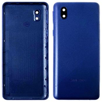 Задняя крышка Samsung A013 (SM-A013F/DS, SM-A013G/DS) Galaxy A01 Core синяя Оригинал