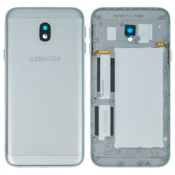 Задняя крышка Samsung J330F Galaxy J3 (2017) серебро оригинал