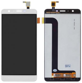 Дисплей (Экран) (LCD) Oukitel U15 Pro с сенсором белый Оригинал